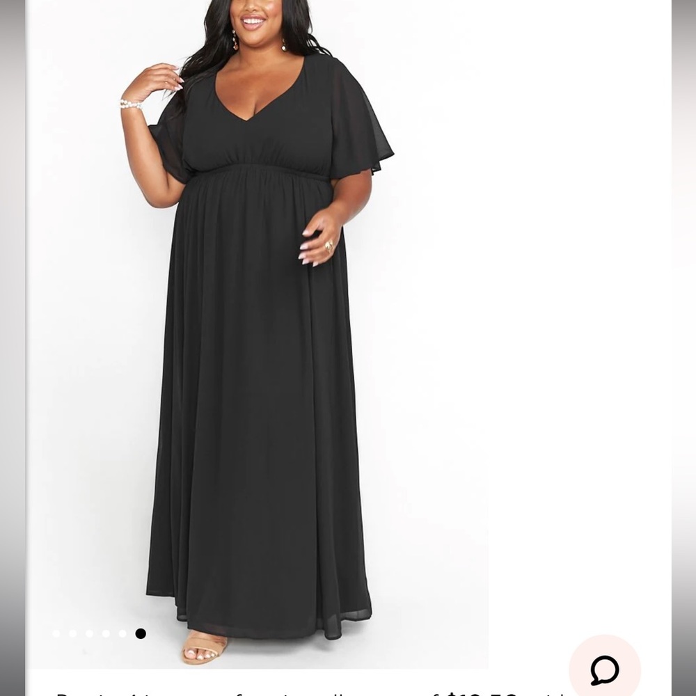 Show me your Mumu black bridesmaids dress
